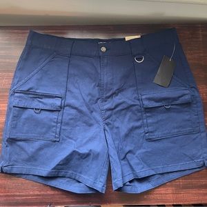 NWT Navy Blue Cargo Shorts